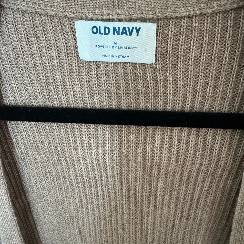 Old Navy Women's Brown Open Front Cardigan - Picture 4 of 5